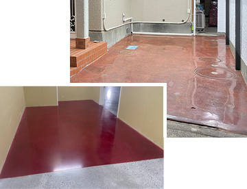 各種カラー剤着色散布工法