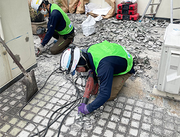 各種タイル撤去工法