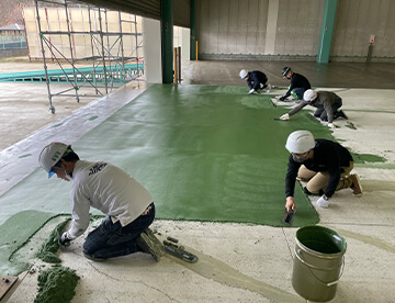 水硬性ウレタンコンクリート