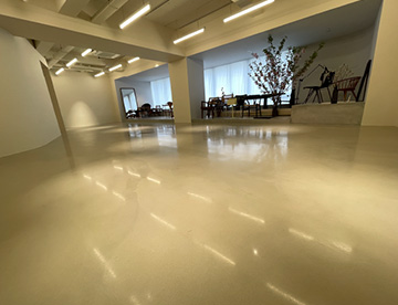 改修専用鏡面研磨対応型高強度レベリング工事