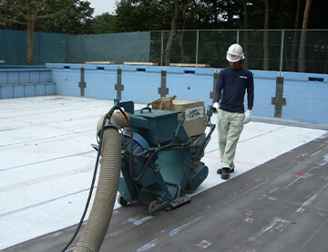 鋼板一種及び二種ケレン工法